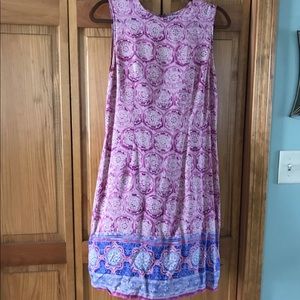 Beautiful silk sleeveless summer dress